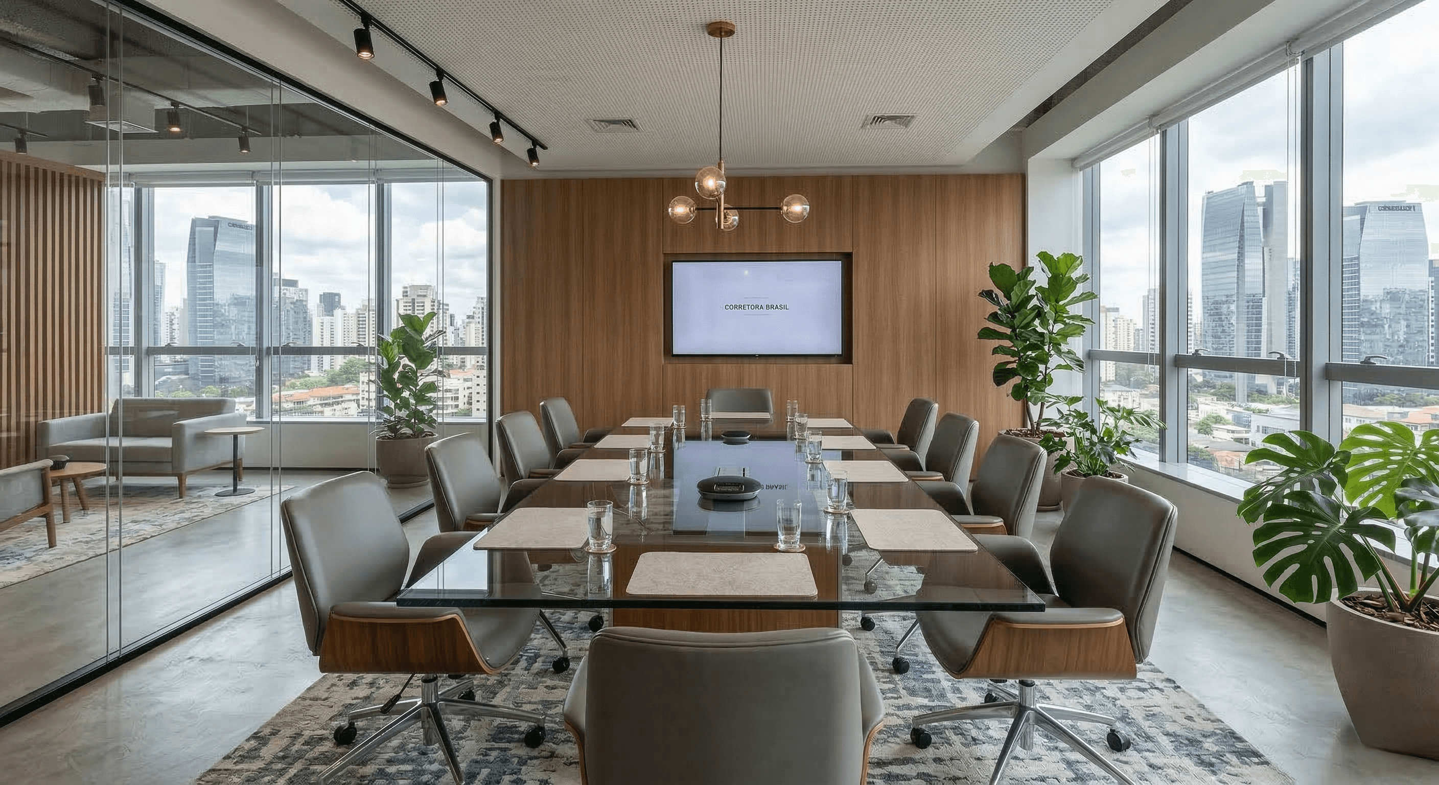 Espaço de convivência do Escritório Itaim